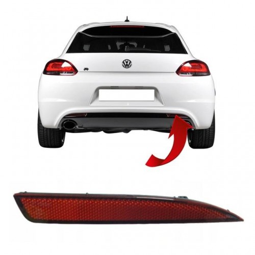 Otozet - VW Scirocco Arka Tampon Reflektörü Sağ Taraf 2009-2017 1K8945106B