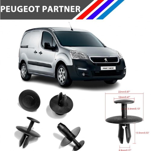 Partner İzalatör Davlumbaz iç Aksam Çok Amaçlı Klips 6997T2