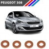 Peugeot 308 1.6 HDI Enjektör Pulu 4 Tırnak 4 Adetli Set
