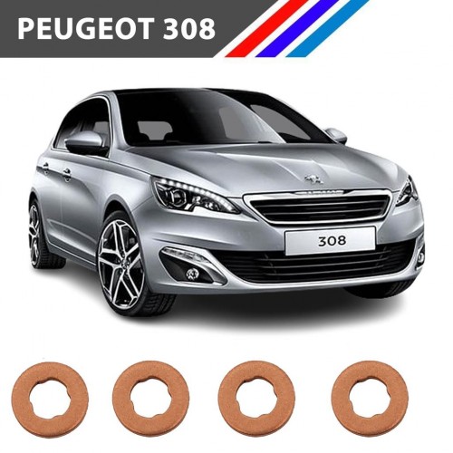 Peugeot 308 Diesel 4 Tırnak Enjektör Pulu 4 Adetli Set