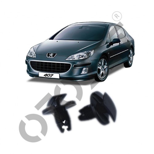 Peugeot 407 Çamurluk Ve Davlumbaz Klipsi 8565.53