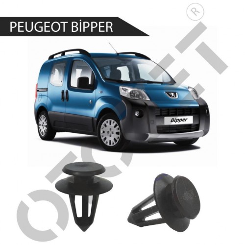 Peugeot Bipper Kapı Döşeme Klipsi 9345.A1