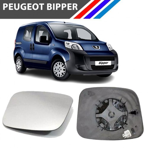 Peugeot Bipper Sol Dış Ayna Camı Sürücü Tarafı Isıtmalı