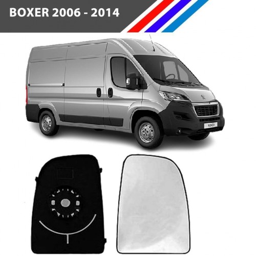 Peugeot Boxer Sağ Dış Ayna Üst Büyük Camı Yolcu Tarafı Mekanik Tip 2006 Sonrası