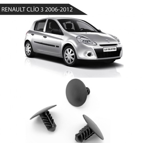 Renault Clıo 3 2006-2012 Kaput İzlatör Klipsi 7703077444