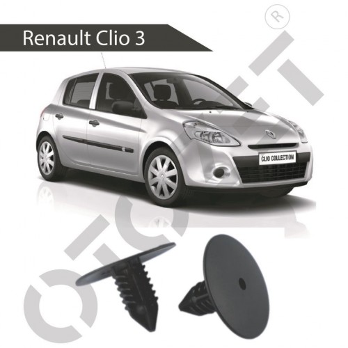 Renault Clıo 3 Davlumbaz Klipsi 7703077435