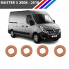 Renault Master 3 Diesel 4 Tırnak Enjektör Pulu 4 Adetli Set