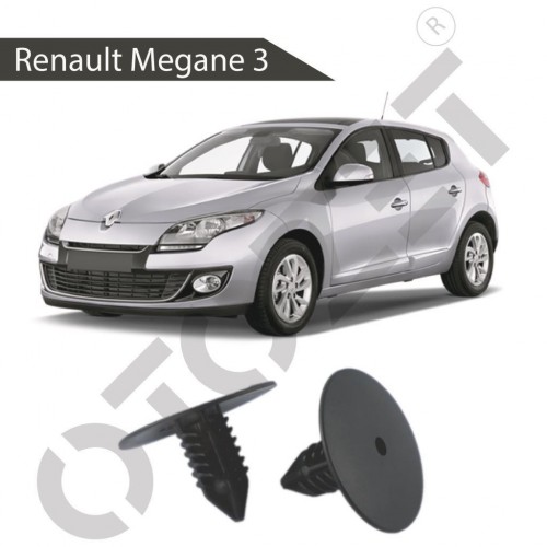 Renault Megane 3 Davlumbaz Klipsi 7703077435