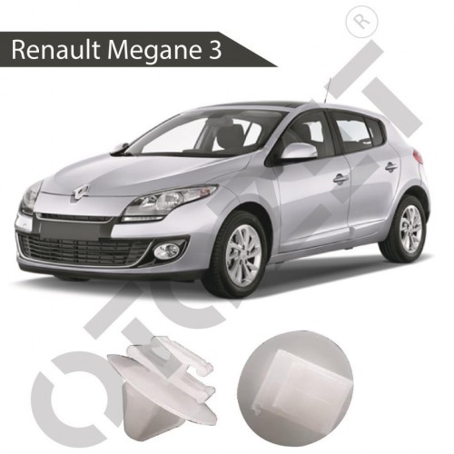 Renault Megane 3 Kapı Çıta Klipsi 7701049270