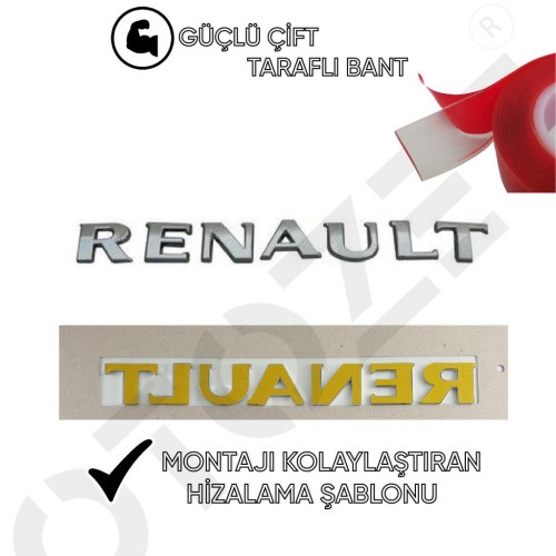 Renault Yazı Megane 2 Clıo 3 Renault Yazısı