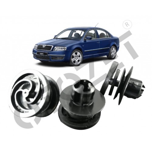 Skoda Suberb Kapı Döşeme Klipsi  2002 2008 3B0868243