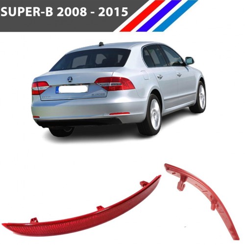 Skoda SuperB Arka Tampon Reflektörü Sağ Taraf 2008 - 2015