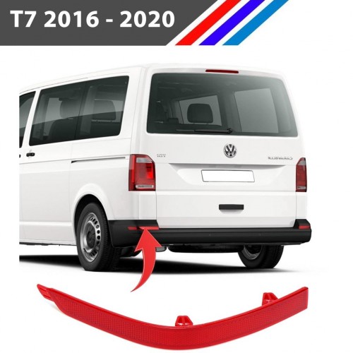 Transporter T7 Arka Tampon Reflektörü Sol Taraf 2016 - 2020