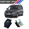 VW Caddy MK3 Cam Düğme Kapağı 2 Adetli Set 2004 - 2014