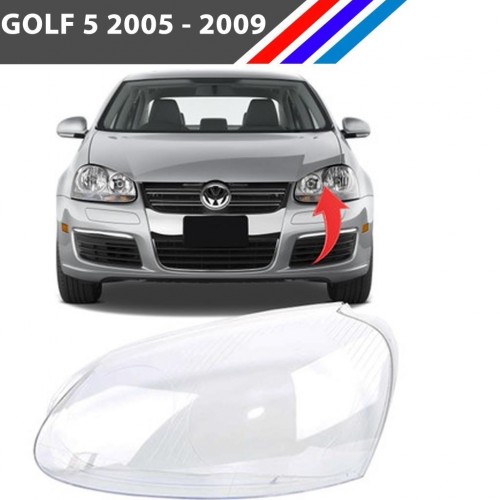 VW Golf 5 Ön Sol Far Camı Sürücü Tarafı 2005 - 2009