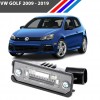 VW Golf 6-7 Arka Plaka Lambası Ampullü 2009 - 2019