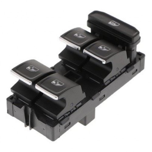 VW Golf Passat Cam Açma Düğmesi Ön Sol Dörtlü Krom 2013 - 2018