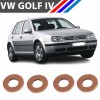 VW Golf IV Diesel Enjektör Pulu Düz Tip 4 Adetli Set