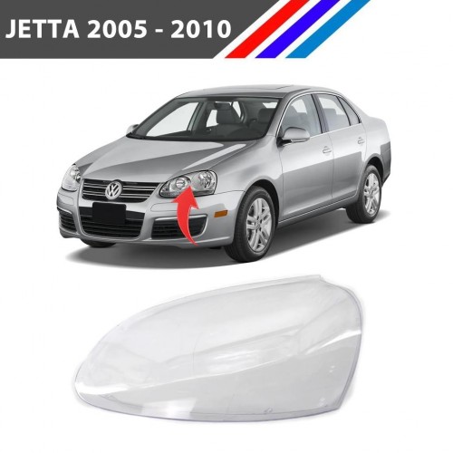 VW Jetta Ön Sol Far Camı Sürücü Tarafı 2005 - 2010