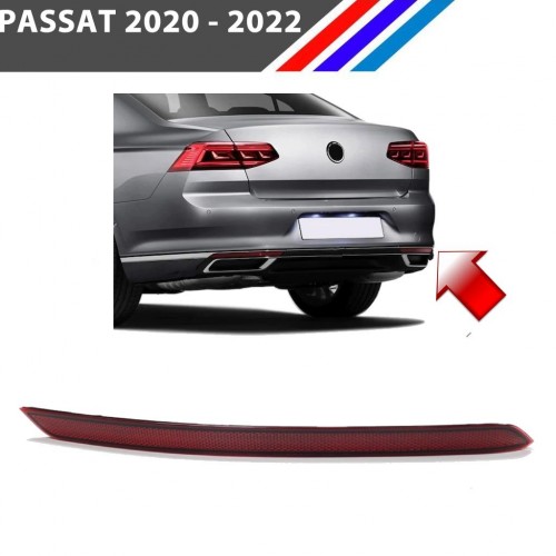 VW Passat Arka Tampon Reflektörü Sağ Taraf 2020 - 2022