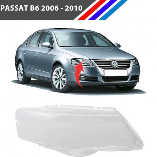 VW Passat B6 Ön Sağ Far Camı Yolcu Tarafı 2006 - 2010