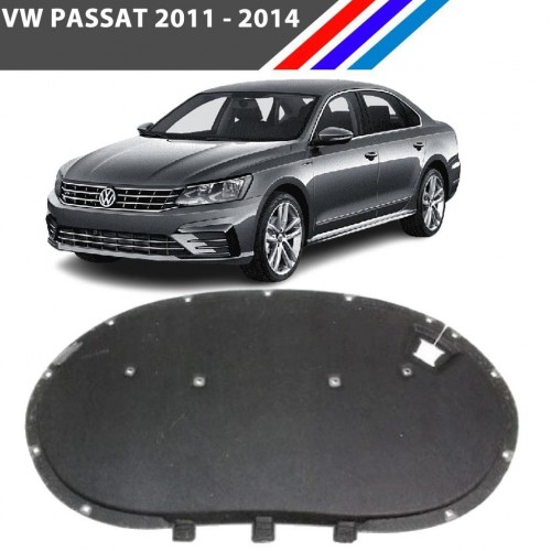 VW Passat Motor Kaput İzolasyon Keçesi - Klipsli 2011 - 2014