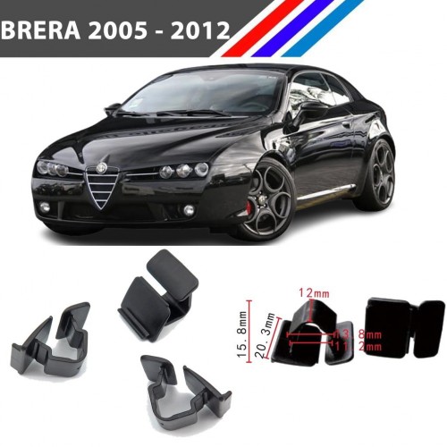 Alfa Romeo Brera Kaput İzalatör Klipsi 2005 - 2012