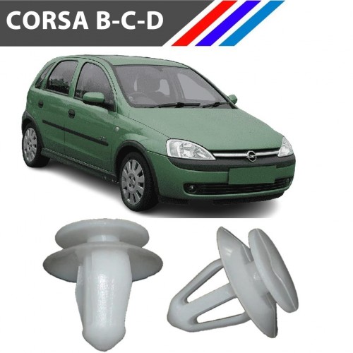 OTOZET Corsa B-C-D Kapı Döşeme Klipsi 100 Adetli Paket 90321122