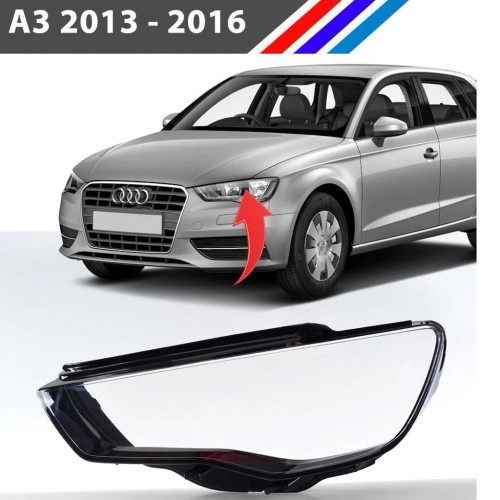 Audi A3 Ön Sol Far Camı 2013 - 2016