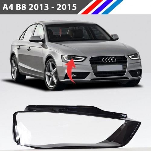 Audi A4 B8 Ön Sağ Far Camı Halojen Tip 2013 - 2015