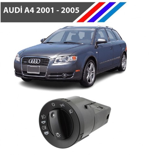 Audi A4 Far Açma Kapama Anahtarı Ön Arka Sisli 2001 - 2005