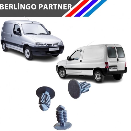 Partner Berlingo 1 - 2 Kasa Döşeme Klipsi Gri Renkli 896457