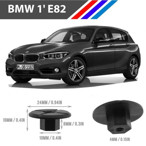 Bmw 1 E82 Tampon Davlumbaz Klipsi 51711958025