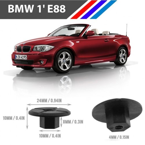 Bmw 1 E88 Tampon Davlumbaz Klipsi 51711958025