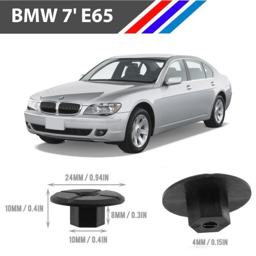 Bmw 7 E65 Tampon Davlumbaz Klipsi 51711958025