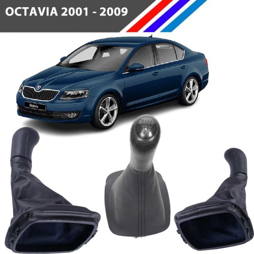 Skoda Octavia Vites Topuzu ve Körüğü Set 5 İleri Siyah 2001-2009