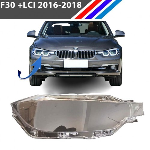 Bmw F30 + LCI Ön Sağ Far Camı 2016 - 2018