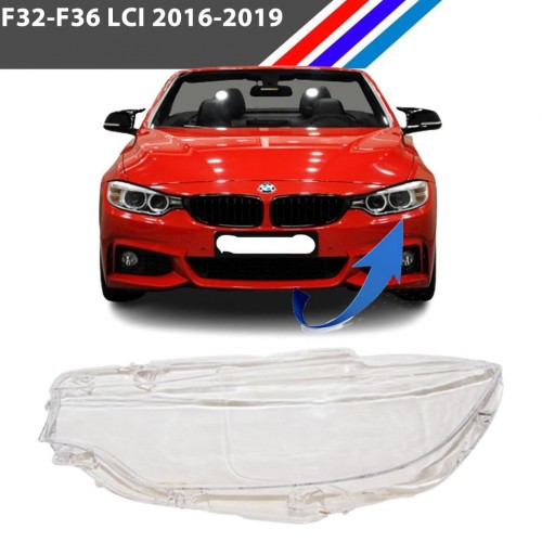 Bmw F32-F36 LCI Ön Sol Far Camı 2016-2019