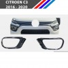 Citroen C3 B618 Sis Far Çerçevesi Sağ Sol Takım 2016 - 2020 16737349XT