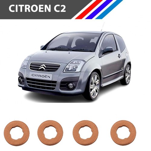Citroen C2 Diesel 4 Tırnak Enjektör Pulu 4 Adetli Set