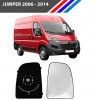 Citroen Jumper Sağ Dış Ayna Üst Büyük Camı Yolcu Tarafı Mekanik Tip 2006 Sonrası
