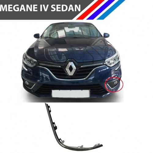 OTOZET Megane IV Sedan Sis Far Çerçeve Süs Çıtası Nikelaj Sol Taraf