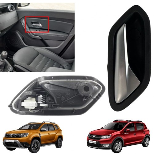 Duster 2 Sandero 2 Kapi İç Açma Kolu Mat Krom Sağ Ön Yolcu Tarafı