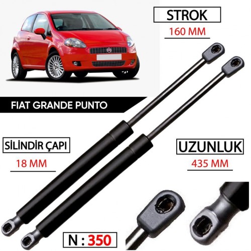 OTOZET Fiat Grande Punto Bagaj Amortisörü Sağ Sol Takım 51778432