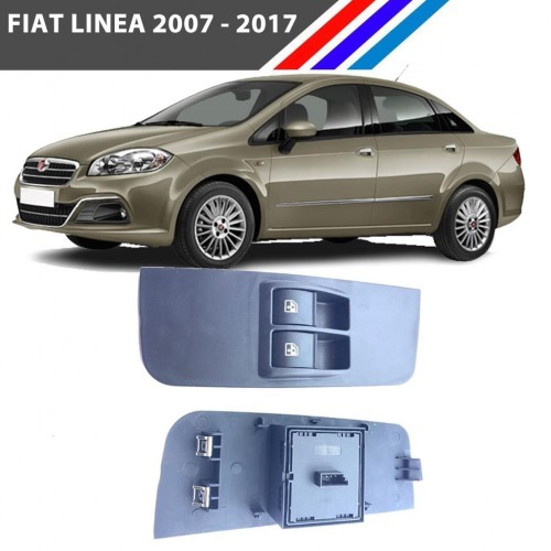 Fiat Linea Cam Açma Kumanda Düğmesi Sol Taraf İkili Çerçeveli