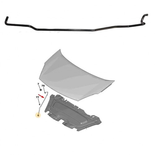 Partner Tepee Berlingo Motor Kaput Dayama Çubuğu 2009 - 2018 792778