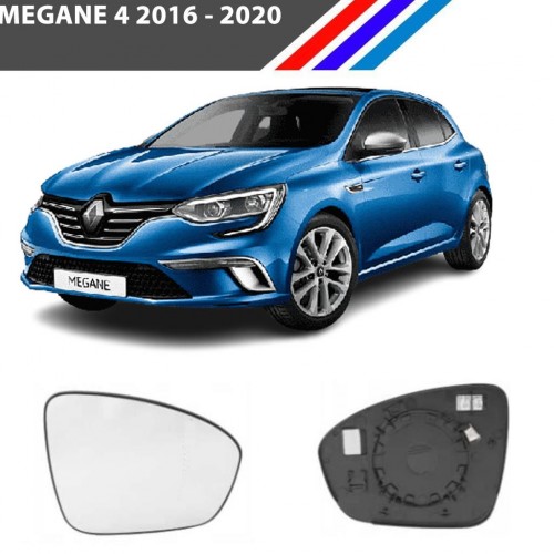 Otozet - Renault Megane 4 Sağ Dış Ayna Camı Yolcu Tarafı Isıtmalı 2016-2020 963651460R