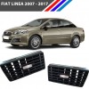 Fiat Linea Havalandırma Izgarası Köşe Sol-Sağ Set Krom Düğmeli