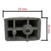 Opel Astra F Güneşlik Ayağı Gri Renk 2 Adetli Set 1991 - 2001