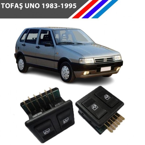 Fiat Tofaş Uno Cam Açma Düğmesi Çiftli